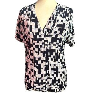 Gianni Sport Geometric Print Shortsleeved Shirt
